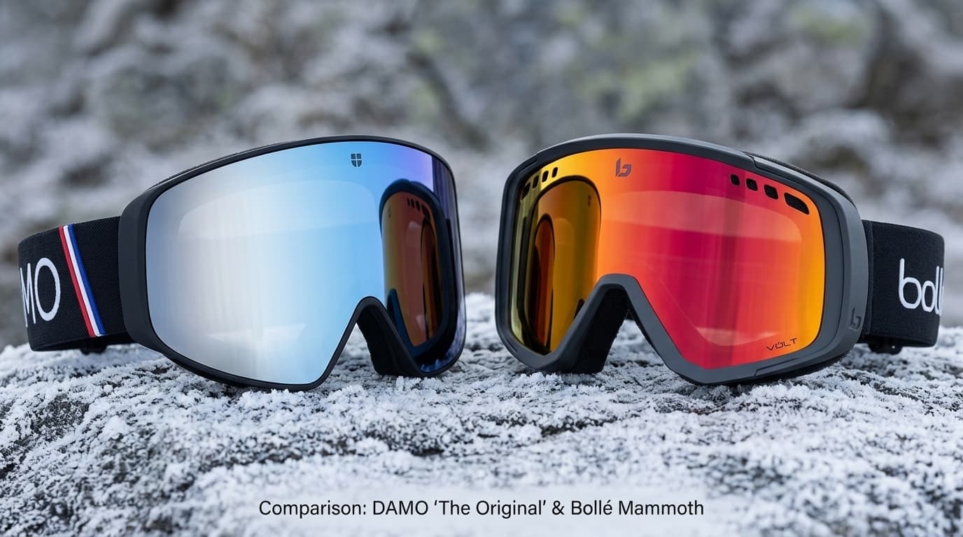 DAMO vs Bollé : deux marques alpines de masque de ski à la loupe