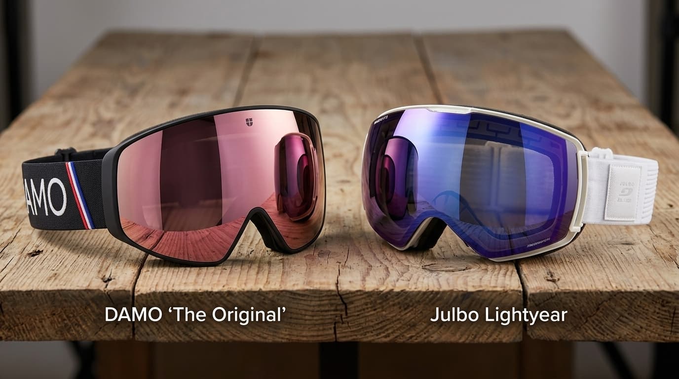 DAMO vs Julbo : deux marques françaises de masque de ski à la loupe